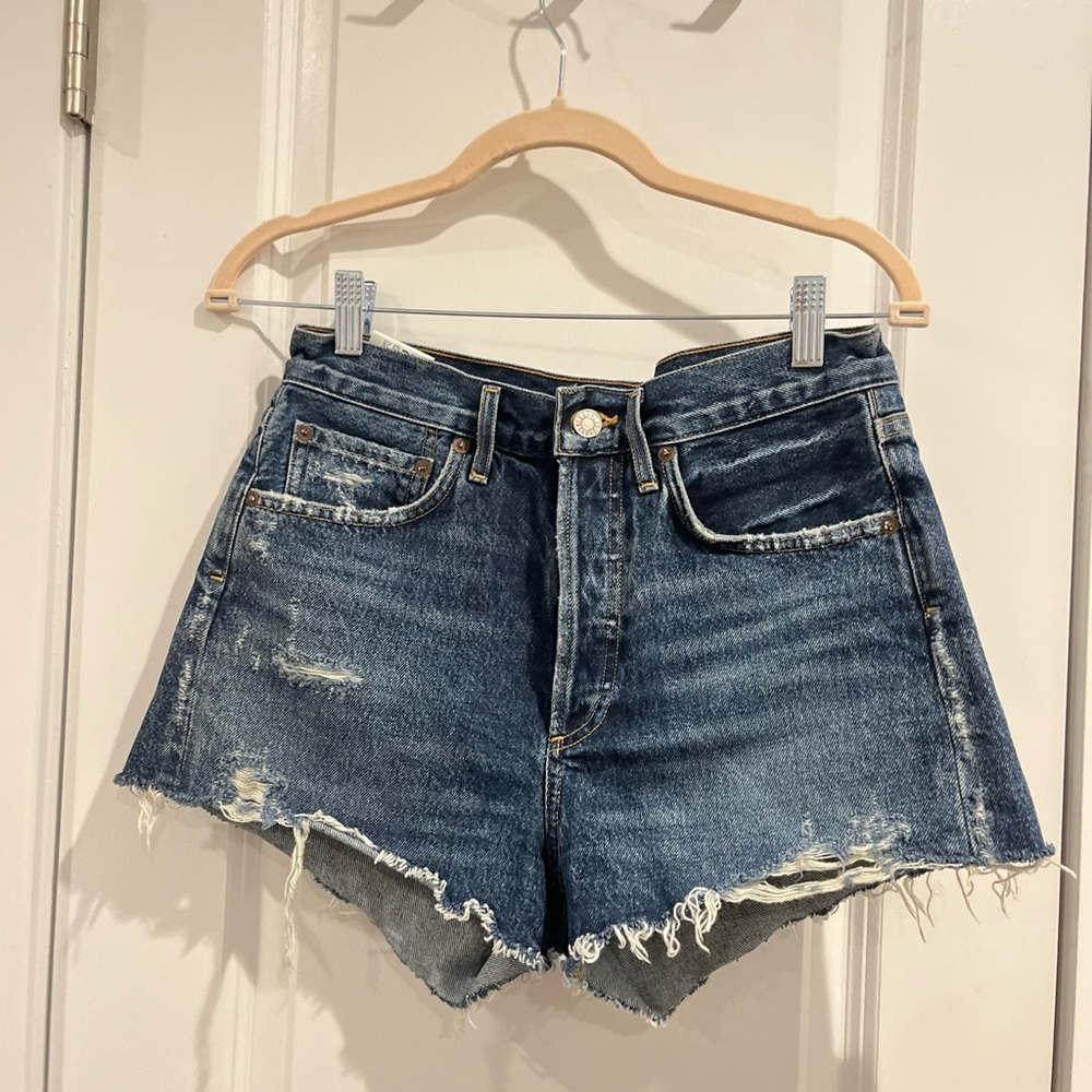 Agolde parker cutoff shorts